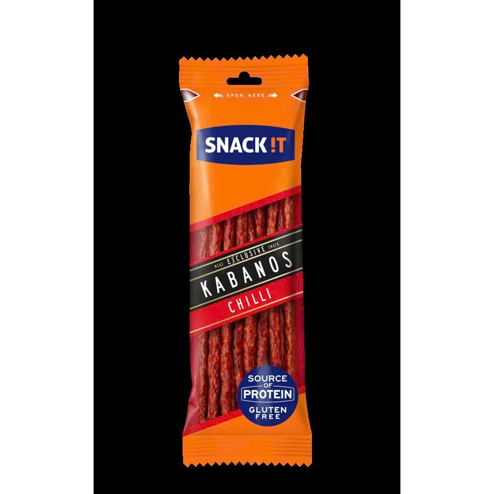 Xúc xích khô Kabanos Tarczyński hiệu Snack It thịt heo vị ớt 120g - Nhập khẩu chính ngạch Ba Lan