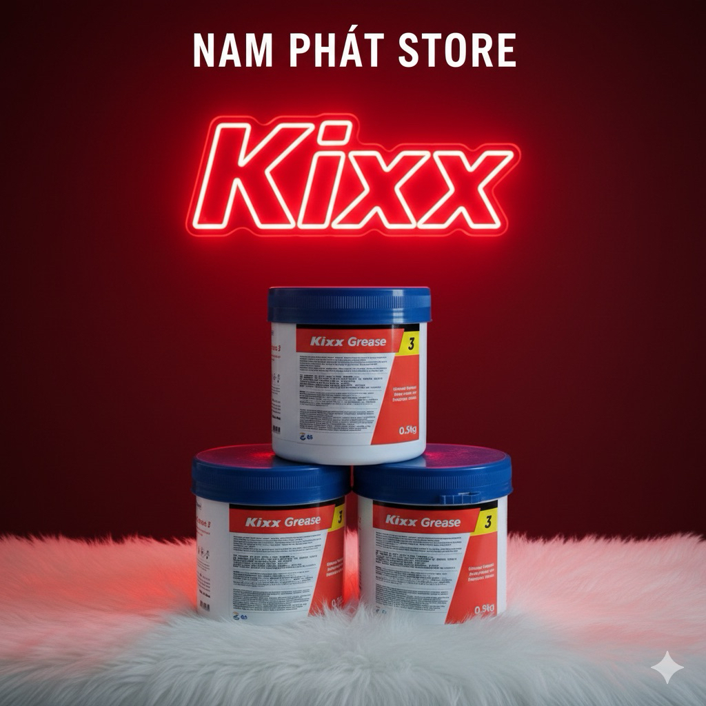 Mỡ Kixx Grease 3 đa dụng - 0.5 Kg