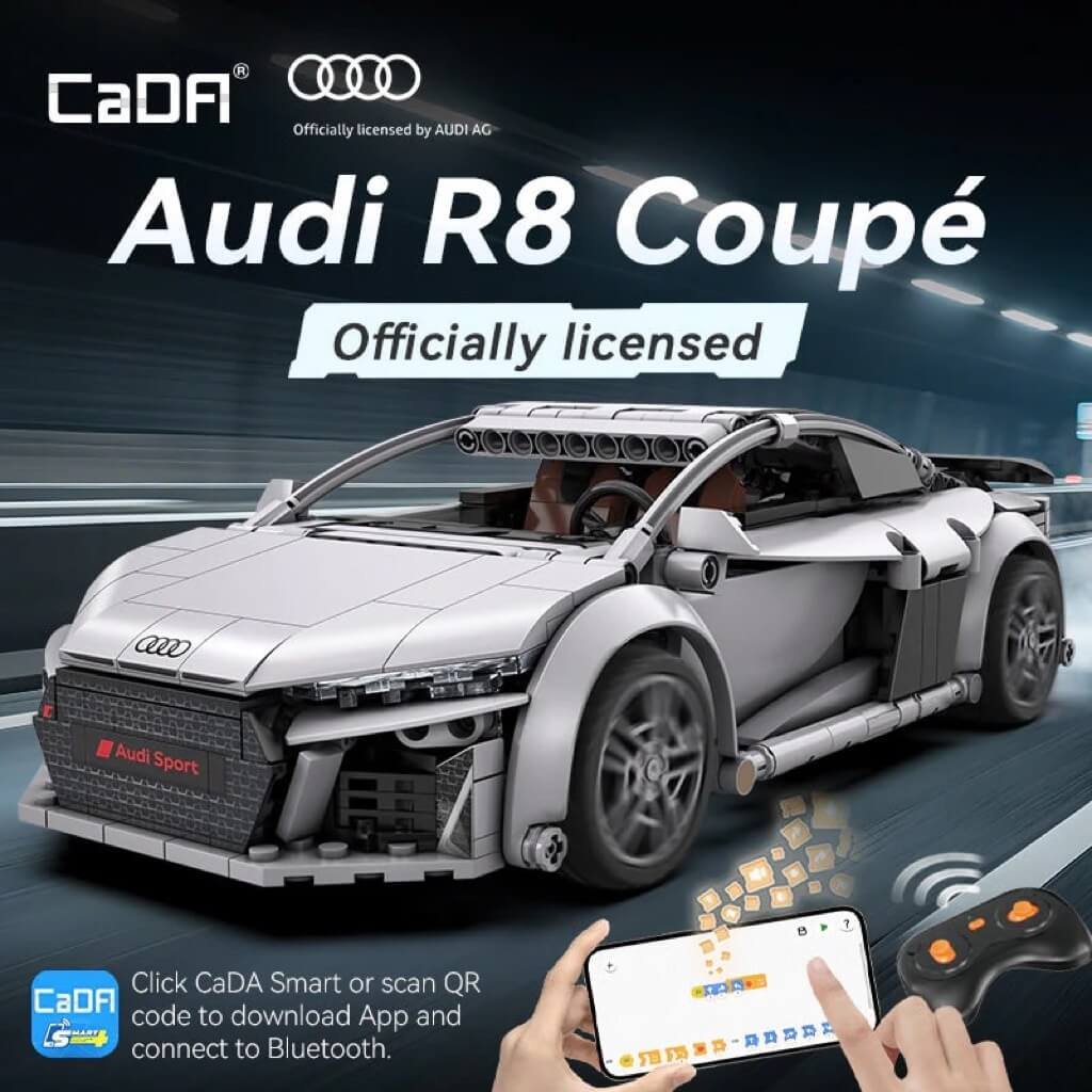 CaDA Technic C57012 Siêu xe Audi R8 Coupe (điều khiển từ xa) - Đồ chơi lắp ráp