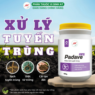  Tuyến Trùng Rễ Chế Phẩm Sinh Học AT PADAVE WP Chuyên Xử Lý Tuyến Trùng Từ Trứng 500g 