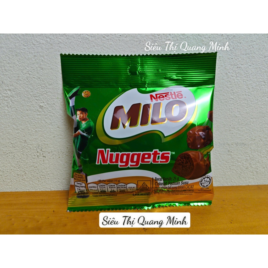 Gói Milo Nestle Nuggets Socola Viên 25g