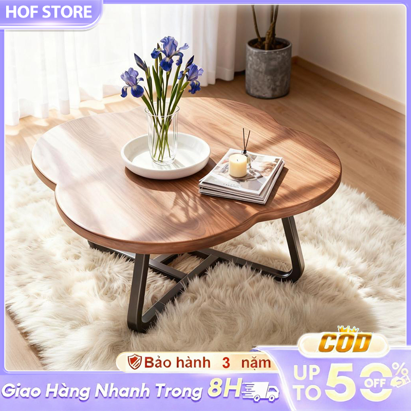 HOF Bàn nhỏ cỏ bốn lá bàn trà đặt cạnh sofa sử dụng trong nhà cho phòng khách và ban công