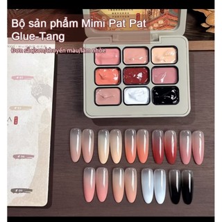 gel dặm ombre 9 màu tonne đẹp dễ làm nail, làm khuôn in gấm, vẽ nail...