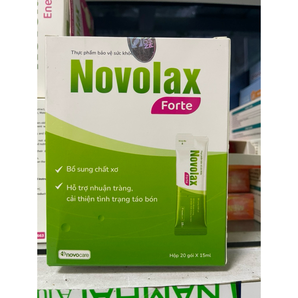 Gói chất xơ Novolax Forte cho trẻ từ 1 tuổi (Hộp 20 gói x 15ml)