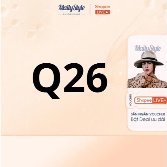Q26_Combo hộp carton + hộp nhưa kèm mã Q26 bán trên live