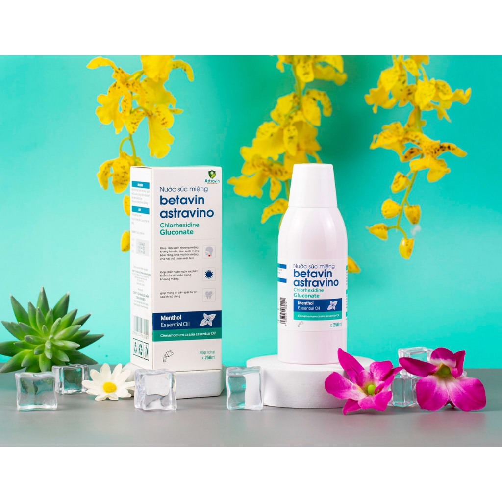 Nước súc Miệng, Họng BETAVIN - ngừa viêm lợi, viêm Họng, viêm Amidan, Amidan mủ, chân răng, vi khuẩn