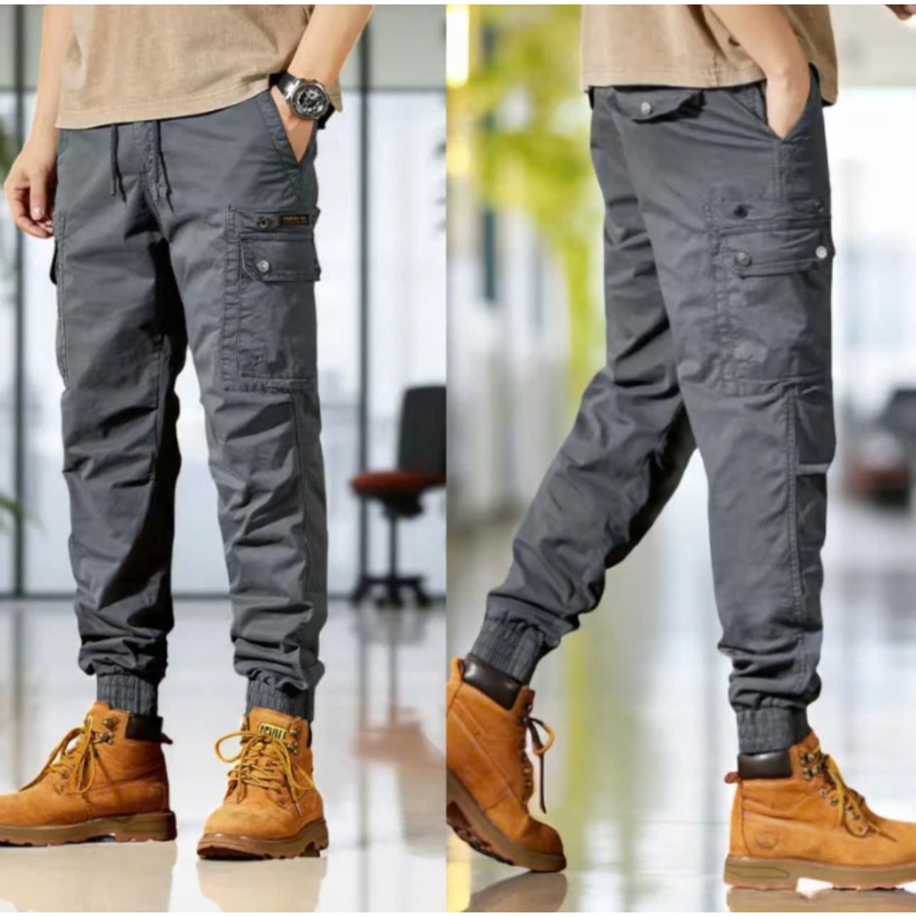 Quần Jogger Kaki - H6 Quần Jogger 6 Túi Cao Cấp, Chất Vải Kaki Dầy Dặn NTSTORE 79