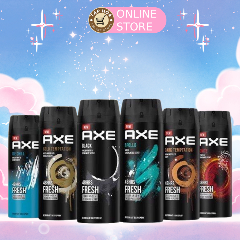 Xịt Khử Mùi Toàn Thân AXE Click 135ml