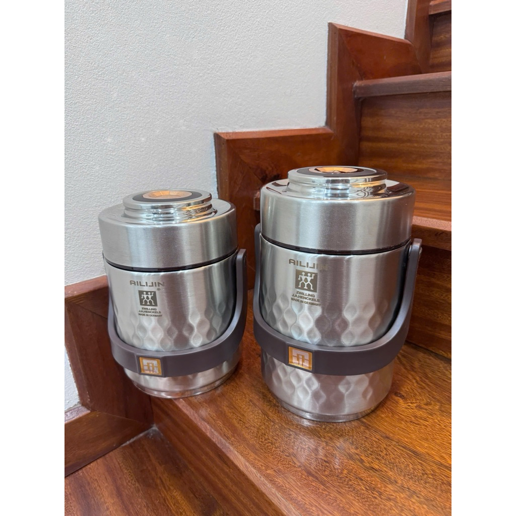 Cặp lồng zwilling inox 304 dung tích 1,4l và 1,9 hàng Đức - made in Germany
