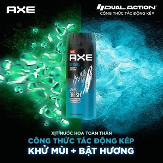 Xịt Khử Mùi Toàn Thân AXE Click 135ml