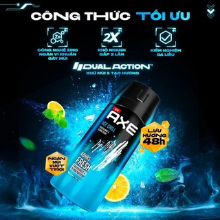 Xịt Khử Mùi Toàn Thân AXE Click 135ml