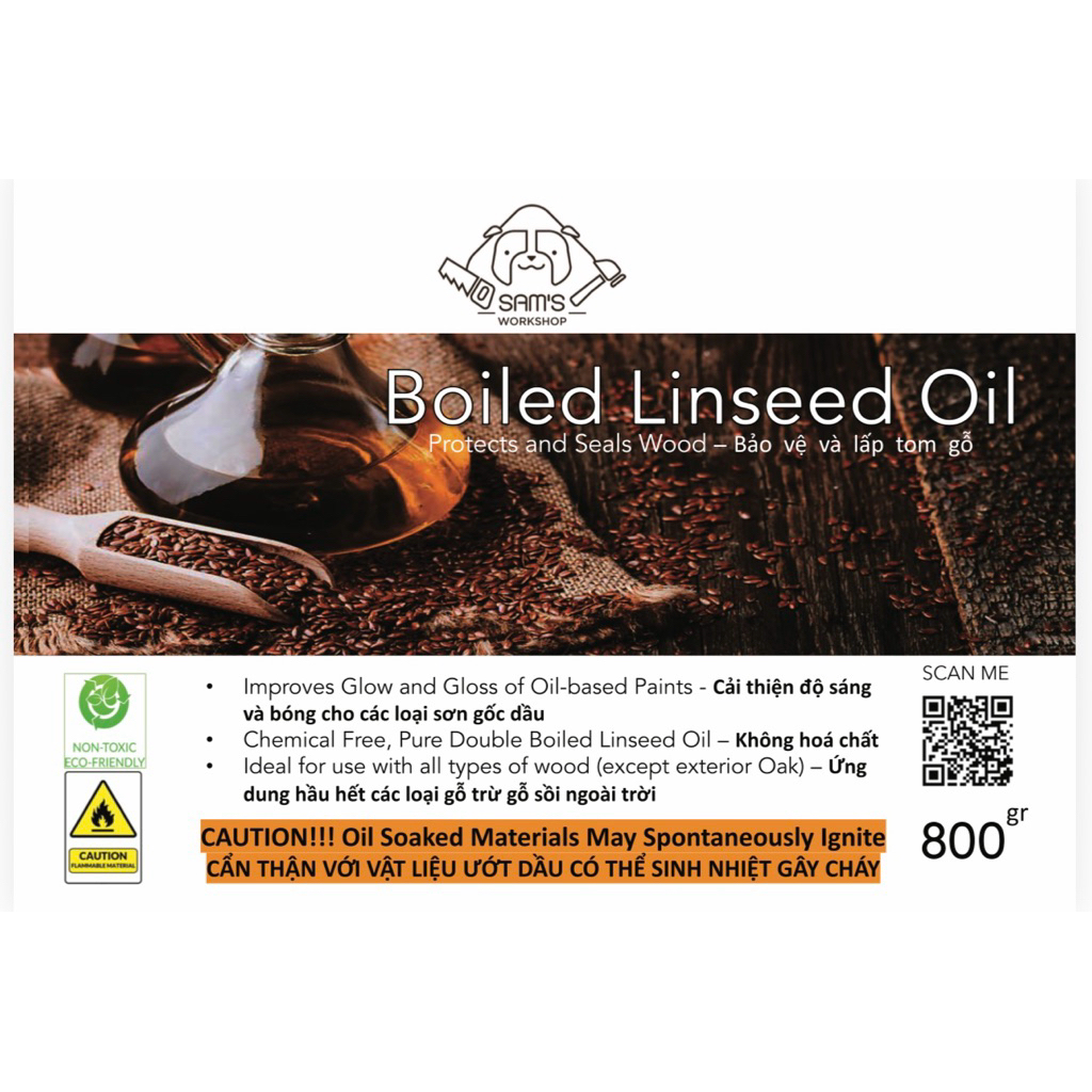 Dầu Lanh Nung 2 Lần - Boiled Linseed Oil
