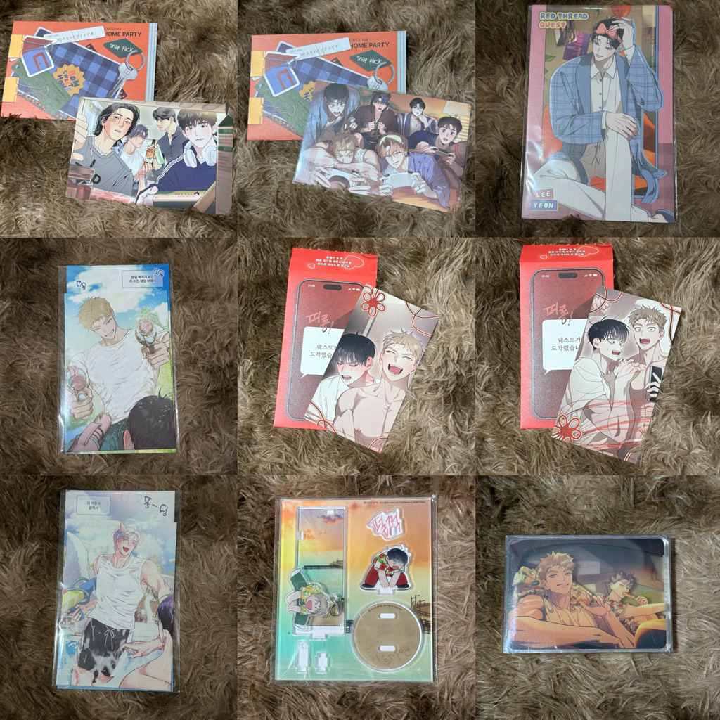 [HÀNG OFF-SẴN] Goods lẻ manhwa BL tổng hợp Bomtoon Lezhin