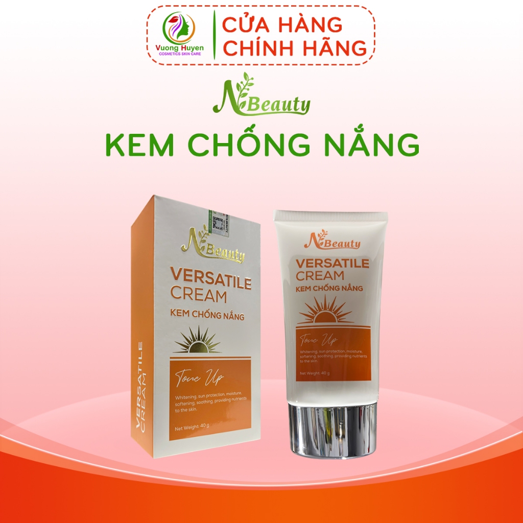 Kem chống nắng Nbeauty, cấp ẩm cho da, kem chống nắng cho mặt, ngăn ngừa lão hóa da, dưỡng da