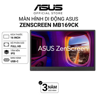 Màn hình di động ASUS ZenScreen MB169CK 90LM0AZ3-B01121 16" | FullHD | IPS | 5MS | USB Type-C DP Alt