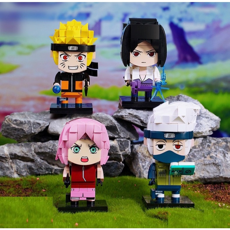 Mô Hình Lắp Ráp Naruto, Đội 7 Kakashi, Naruto, Sasuke, Sakura, Itachi, Jiraiya, Hoạt Hình Naruto