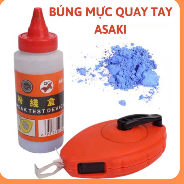Búng mực quay tay Asaki AK-2567, búng mực tự động asaki ak-2567, bật mực asaki,búng mực Asaki, bật m