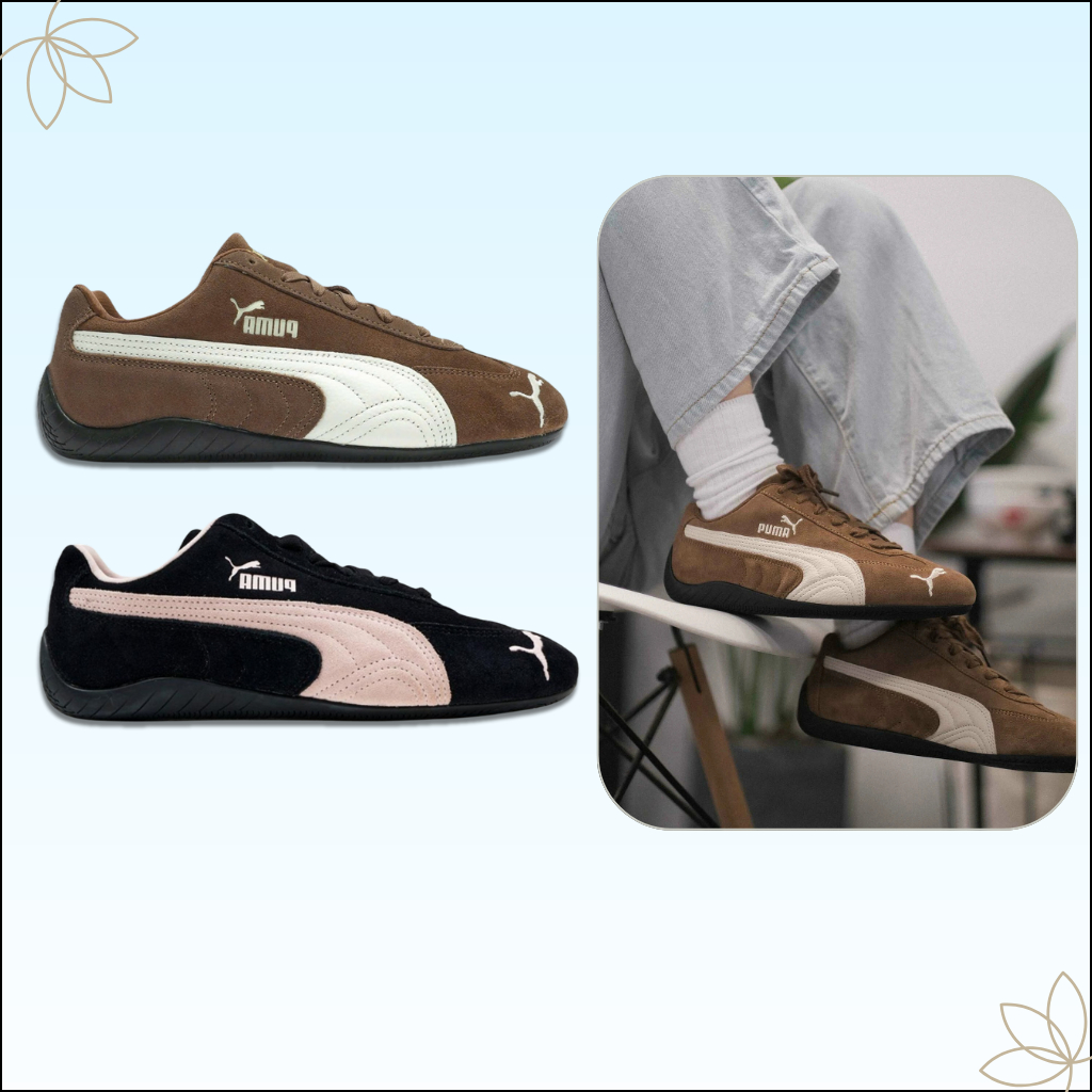 Giày Puma Speedcat OG 'Black Pink' Hồng Đen- Sneaker Nam Nữ Puma 'Dark Brown' Nâu Trắng Cao Cấp