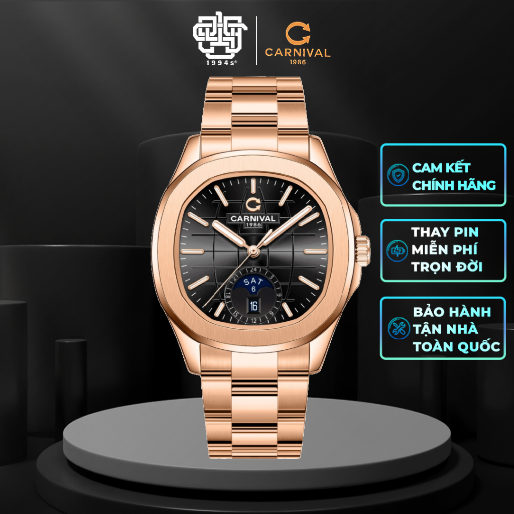 Đồng Hồ Nam CARNIVAL 8113G-VH-D Hàng Chính Hãng