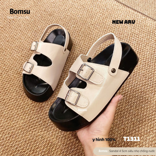  Sandal nữ đế cao quai mịn bản mới đi học đi chơi - Dép quai hậu nữ hot trend 