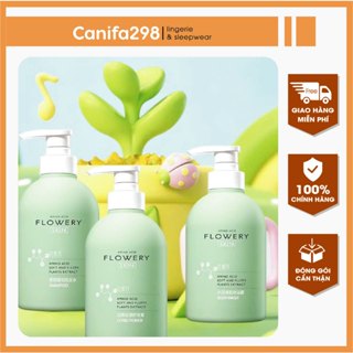  Combo dầu gội dầu xả nước hoa muối biển Flowery 500ml 