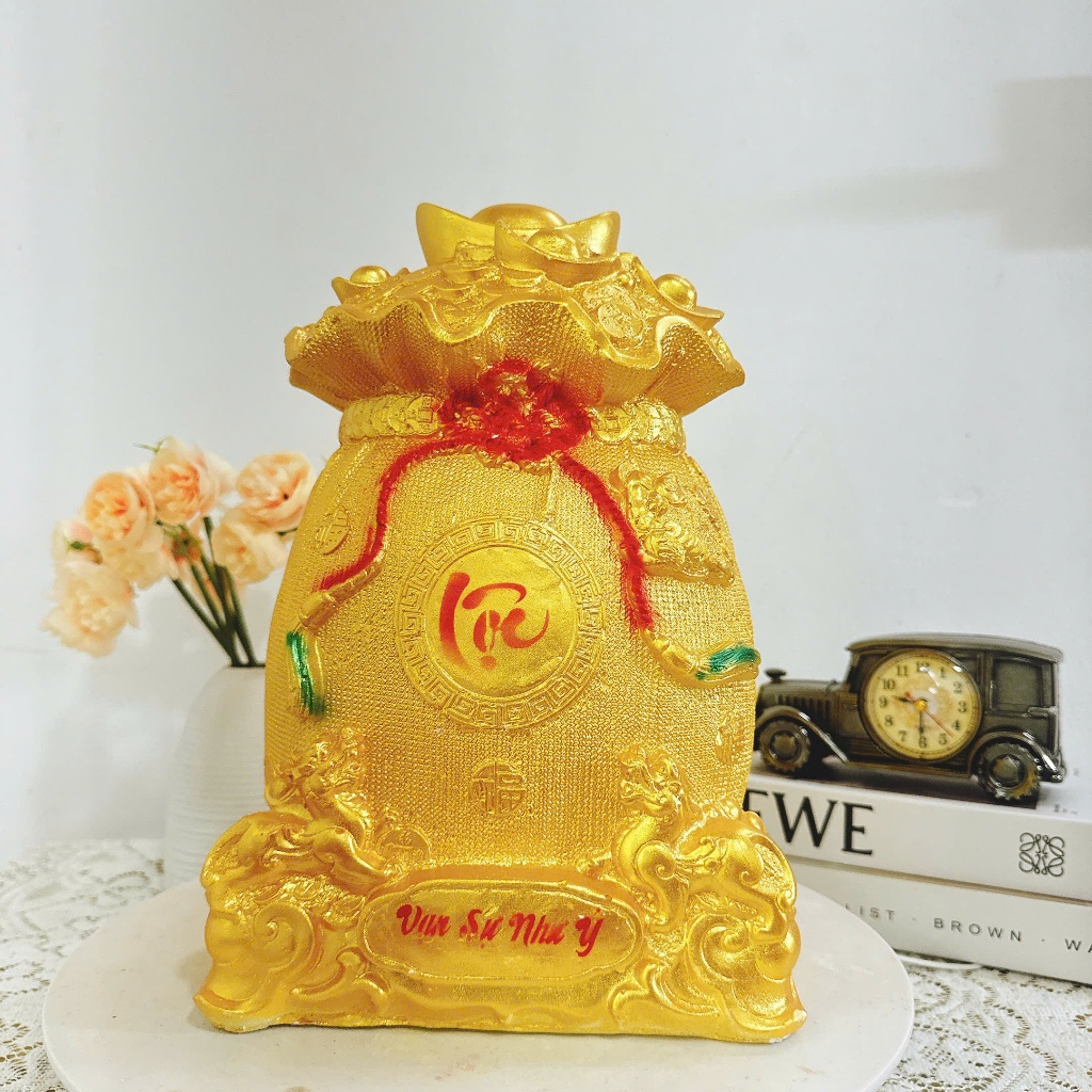 HŨ VÀNG thần tài, Heo đất tiết kiêm, Heo đất trang trí phòng khách - Heo Đất Mẹ Beer  HĐMB08