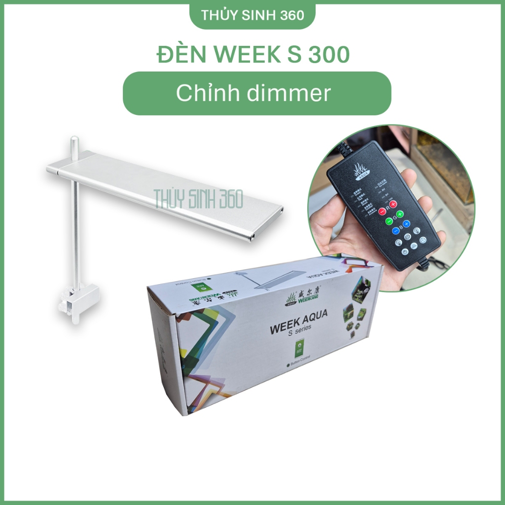 Đèn Week S Series S300 WRGB - Chuyên Dùng Cho Bể Thủy Sinh Mini, Shallow Tank
