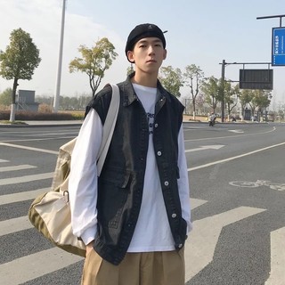ÁO KHOÁC JEAN ĐEN TRƠN (có hình chụp thật)