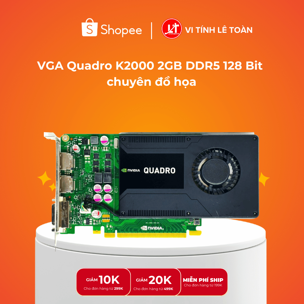 VGA Quadro K2000 2GB DDR5 128 Bit chuyên đồ họa