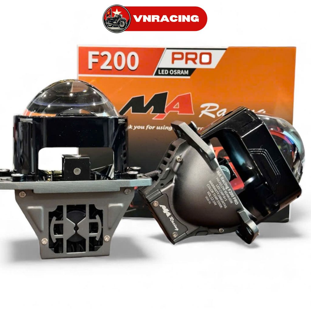 Bi Cầu Led F200 Pro, Bi Cầu MaRacing F200 Pro Siêu Sáng Chống Nước Bảo Hành 12 Tháng