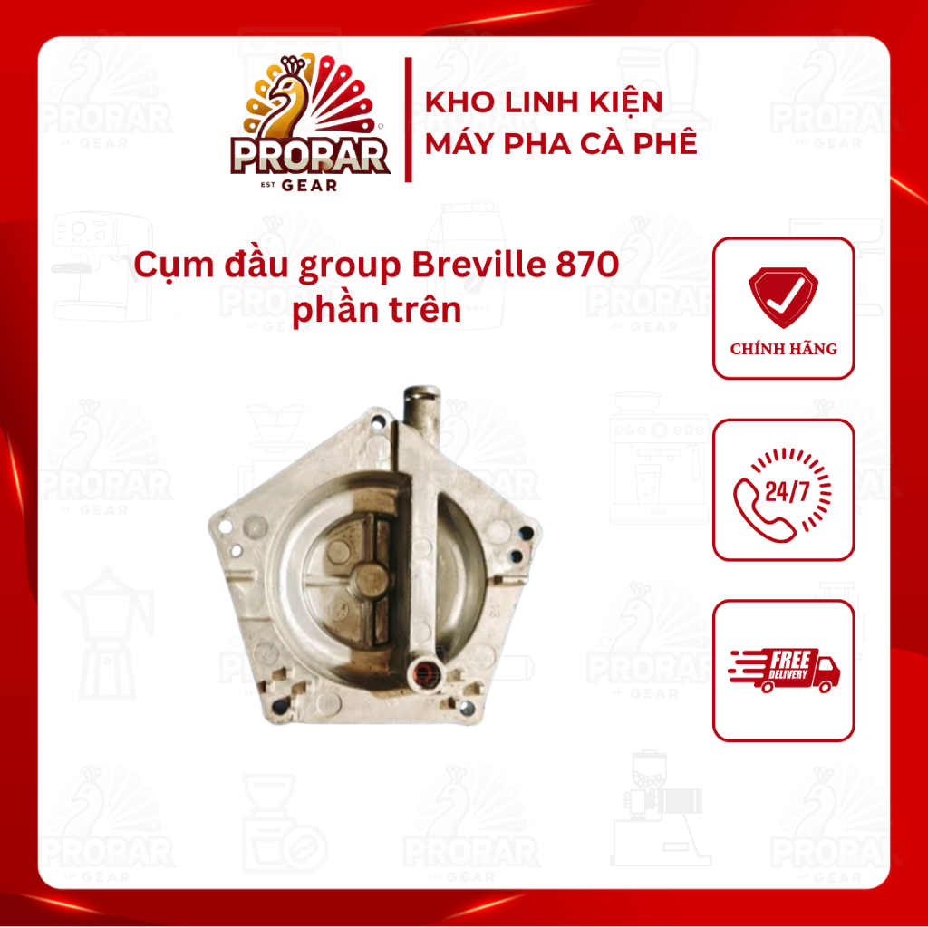 Cụm đầu group Breville 870 - phần trên