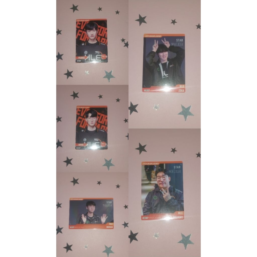 Card Buffun chính hãng Peanut, Viper, Zeka, Doran, Delight đội HLE