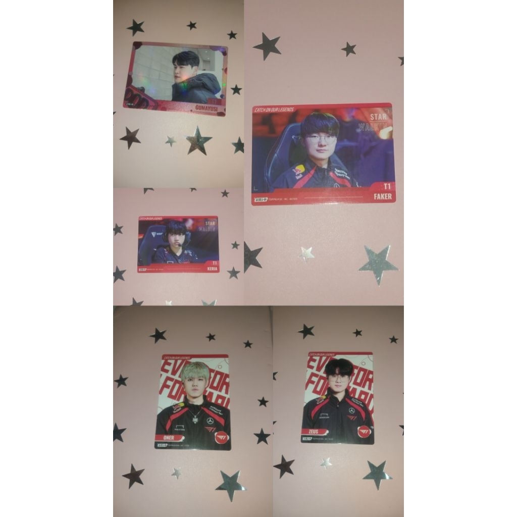 Card Buffun chính hãng Zeus, Oner, Faker, Gumayusi, Keria đội T1