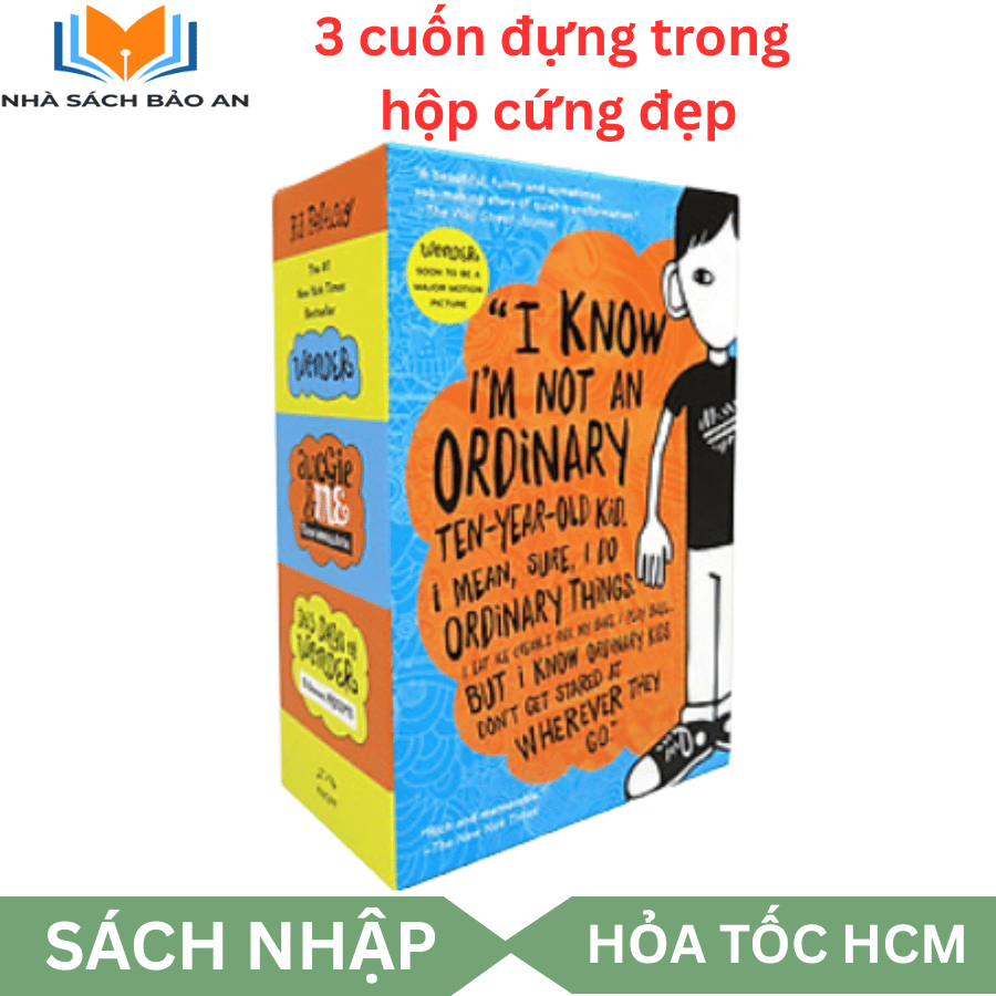 Sách - SERIES: WONDER, AUGGIE AND ME, 365 DAYS OF WONDER  BOXED SET, Phù hợp với các bạn 9 tuổi trở 