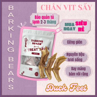 Cổ Vịt / Chân Vịt /  Đầu Vịt Sấy Khô Bánh Thưởng Treat Sấy Bổ Sung Protein Cho Chó Trên Ba Tháng Tuổi Sạch Răng