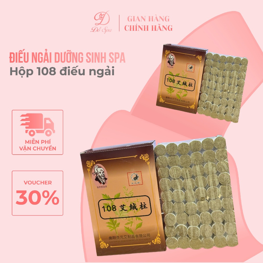Hộp 108 Điếu Ngải Dưỡng Sinh Spa