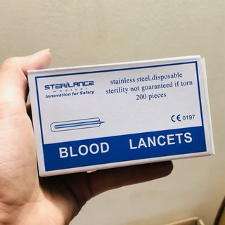 Kim Chích Mụn, Chích Máu, Kim Lá Lúa Blood Lancets Hộp 200 Chiếc An Toàn Tiện Lợi Loại 1 Chính Hãng
