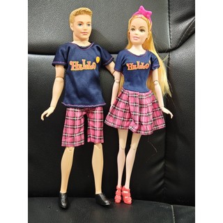 Set hai búp bê gia đình hạnh phúc