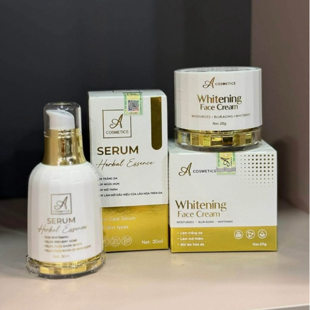 Combo Kem Face Pháp và Serum Spot A Cosmectics