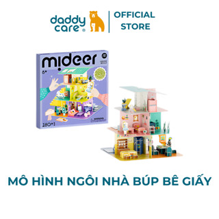  Đồ chơi lắp ráp mô hình ngôi nhà búp bê giấy sáng tạo cho bé gái Mideer Creative Villa 