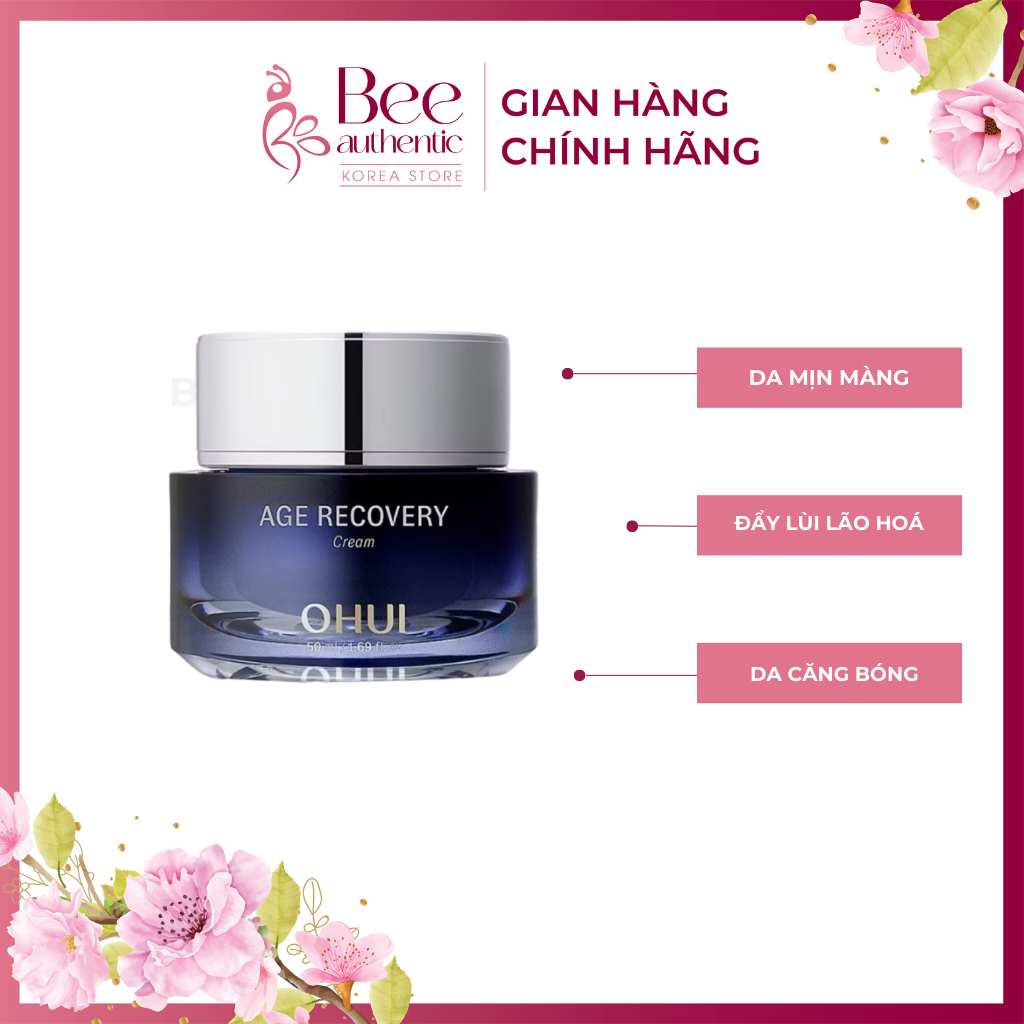 [25ML] Kem Dưỡng Da OHUI Age Recovery Cream (OHUI Tím)