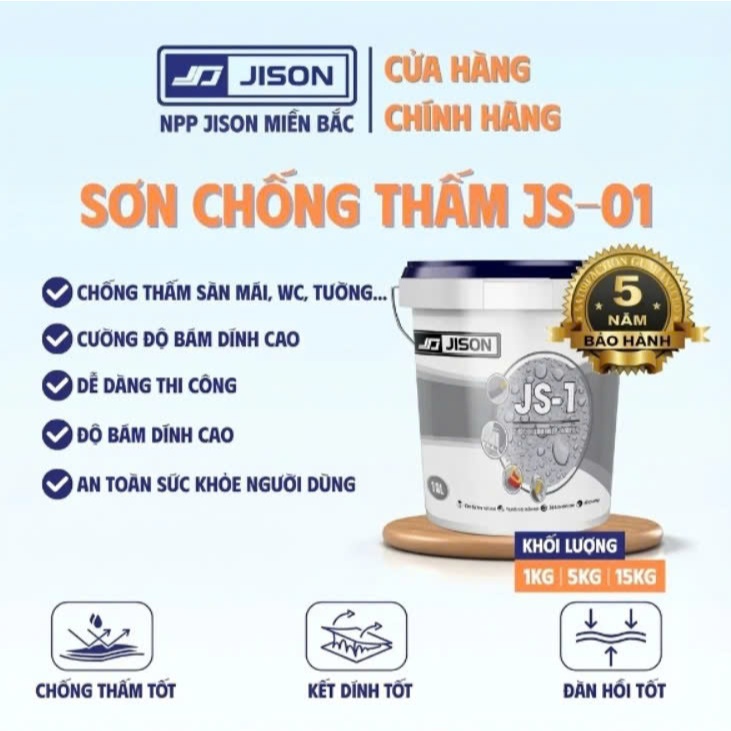 SƠN CHỐNG THẤM JS01 - 1KG
