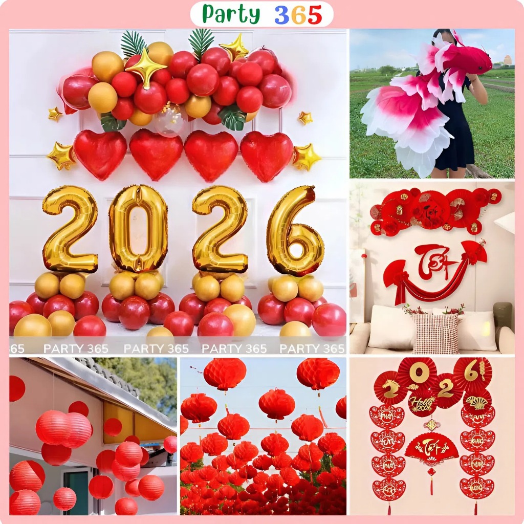 Set Trang Trí Tết 2026, Trang Trí Tết Cổ Truyền