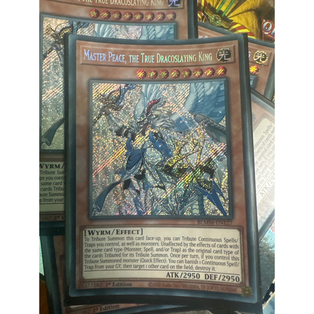 bài yugioh: master peace, the true draco slaying king