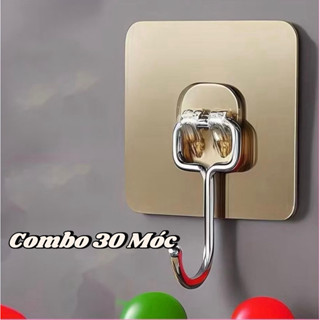 Combo 50 Móc Dán Cường Lực Siêu Dính Treo Đồ Dùng Vật Dụng Siêu Chắc