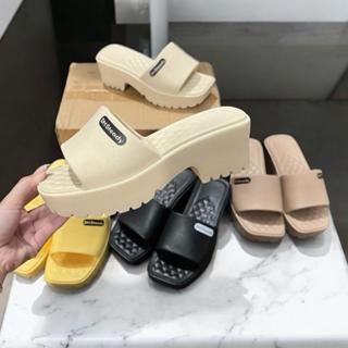  Dép bánh mì nữ 6CM chất liệu EVA siêu nhẹ êm chân thoáng khí chống trơn trượt   ĐẾ GUỐC 6P   