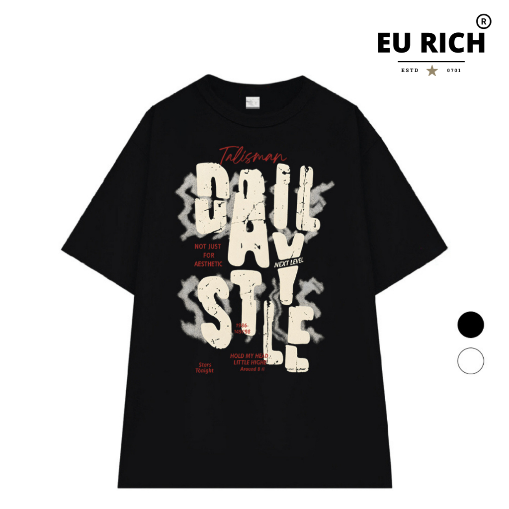 Áo Thun Eu Rich Premium Tee Grunge Daily Style Graphic
