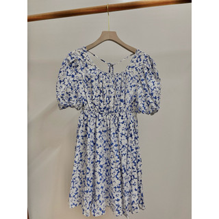 Đầm hoa vintage QC dáng dài, ngắn