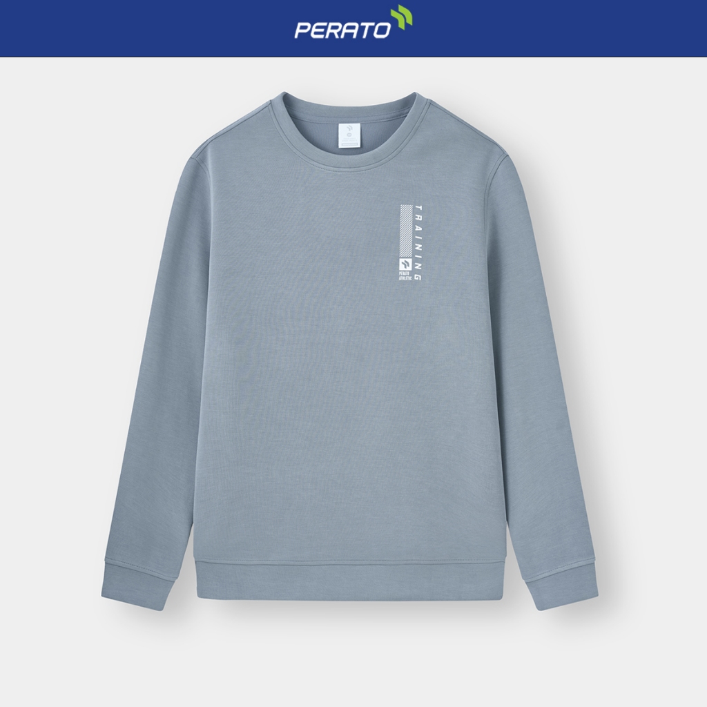 Áo Nỉ Nam PERATO Phong Cách Training Năng Động, Tối Giản TBANW5M022