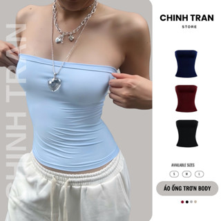  Áo Ống Trơn Basic Ôm Body Nhiều Màu Chất Liệu Cotton Mỏng Mát - Chinh Trần Store 